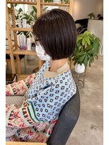 ソラ 京都桂川店(SORA.)&nbsp;大人可愛い20代30代40代50代艶感ミニボブ◎