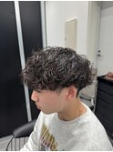 波巻きパーマ