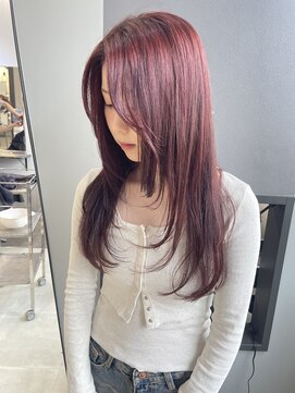 エイム(AiM) レイヤーカット×カシスレッド