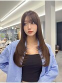 韓国ヘア/くびれヘア/顔周りカット/レイヤーカット/顔周りカット