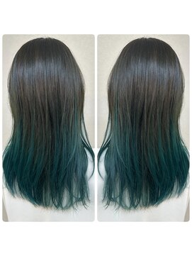 クエロ(Quaero?) ヘンプグリーン グラデーションカラー