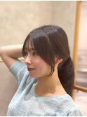 顔まわりカット/トレンドヘア