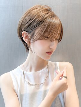 ハルキミナト ジャパン ヨコハマ(HARUKI MINATO japan YOKOHAMA) 大人ショート/縮毛矯正/学割U24/ブルーカラー/くすみベージュ