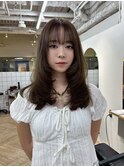 顔周りレイヤー/ダブルカラー/髪質改善/ケアブリーチ万代新潟駅