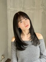 ジーテ 渋谷(gite)&nbsp;オリーブグレージュ×レイヤーカット【渋谷/縮毛矯正/髪質改善】