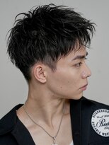 フィフス 渋谷(fifth)&nbsp;渋谷メンズスパイキーショート緩めピンツイストスパイラルパーマ