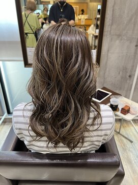 西宮/大人可愛い/ウルフカット/ハイライト/髪質改善