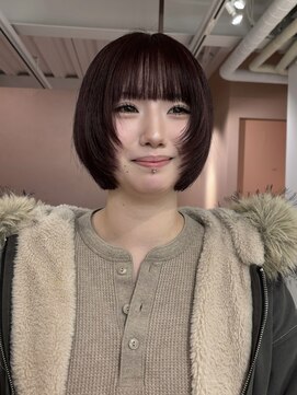 ニカ(NICA) 【NICA】ボブレイヤー×ピンクブラウン :北村