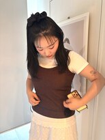 シータ(sheta)&nbsp;【表参道sheta/riria】ブルーブラックシュシュアレンジ