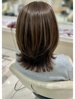 アッシュ 二俣川南口店(Ash) 【コントラストハイライト】オシャレに白髪ぼかし