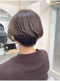 ◆【透明感◎】スッキリショート×オリーブグレージュ
