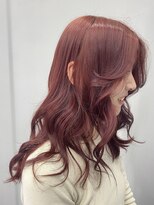アンククロス 表参道(ANKH CROSS)&nbsp;透明感カシスレッド/レイヤーカット/ウェーブ