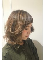 ハイライトカラー　デザインカラー　外国人風☆銀座美容室