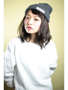 アムール 二子玉川(Amour) 大人クールミディ~ショートバングスタイル~/アッシュブラック