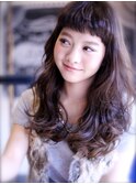 Chlom☆オン眉Aラインカールperm　TEL 0364574337