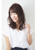 ゆるパーマで簡単スタイリングヘア♪