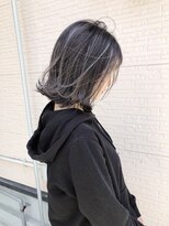 ヘアメイクエイト 丸山店(hair make No.8)&nbsp;【担当＊岩切祐樹】切りっぱなしボブ×ハイライトカラー