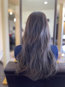 ルーセントヘアー(LUCENT HAIR) ダークグレージュ×波ウェーブ