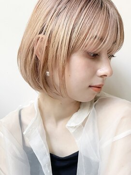 コクーン(Cocoon) ハイトーンボブ#イメチェン#モード#ダークアッシュ