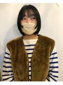【hono】お洒落顔周りレイヤーボブ