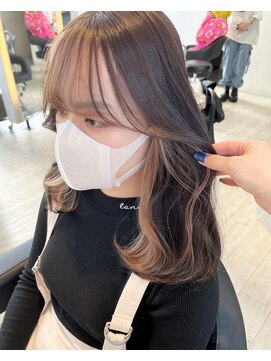 インク サカエ(inq sakae) フェイスフレーミング×ピンクベージュ☆
