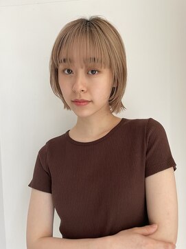 カサネ(casane) ボブ×顔まわりレイヤー