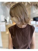 アヴァンス 京橋店(AVANCE)&nbsp;透明感と柔らかく見えるハイトーンカラー×ボブ@京橋