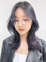 アイティーバイアルバム 下北沢店(IT by ALBUM)&nbsp;フェイスレイヤーカット_外ハネボブセクションカラー_28579