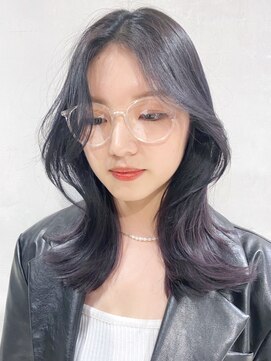 アイティーバイアルバム 下北沢店(IT by ALBUM) フェイスレイヤーカット_外ハネボブセクションカラー_28579