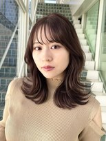 アンアミ シブヤ(Un ami shibuya) 【Unami】池田　大人ミディアム『上品な顔まわり×くびれヘア』