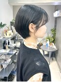 20代30代40代黒髪ショートボブ丸みショート★