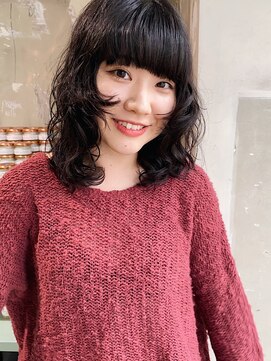 ロジ(loji) レイヤーとパーマ