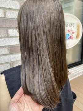 リールヘア 千早店(rire hair) カーキグレージュ