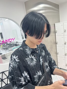 キャンディ 横浜(CANDY) 【岸本泰芽指名】センターパートウルフ/ニュアンスパーマ
