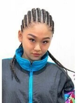 ラブ ロック Love' Lock コーンロウ・ブレイズ・成人式、成人式ヘア、dleague・Kisa・