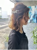 【wedding hair】