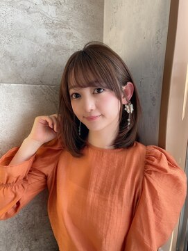プアメリア 名古屋(Puamelia) 小顔★ボブ/前髪カット×黒髪/ブリーチなし[名古屋]