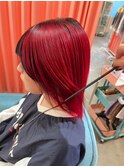 【フェイスフレーミング☆】ブラック×レッドのデザインカラー
