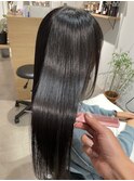 髪質改善トリートメント　ケアカラー　ハイライト
