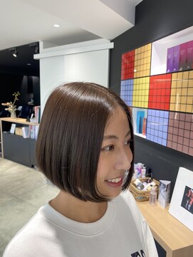 モッズヘア 仙台長町店(mod's hair) 【都築】グラデーションボブ/艶カラー
