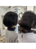 フリーダム(FREE-DOM) 丸みが可愛いグラデーションボブ