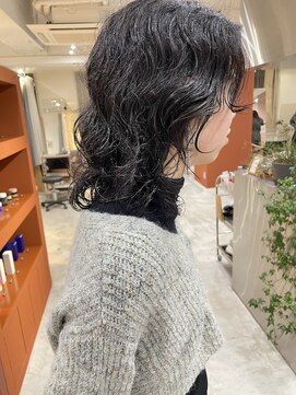 プフ 伏見(puf) [puf 伏見/丸の内/栄/名古屋]癖毛パーマミディアム★鳥山