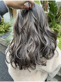 細ハイライトカラー　松本