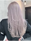 ロング顔周りレイヤー美髪韓国ヘア_ba454071