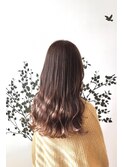 ロング × ベージュブラウン