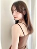 【エリアTOP】カット＋最上級透明感カラー＋3ステップトリートメント ￥8980