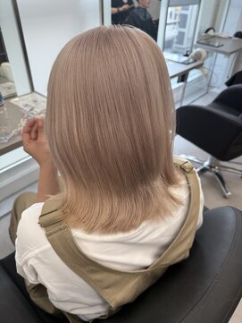 エイト プラット 渋谷2号店(EIGHT plat) ホワイトベージュ ハイトーンカラー 5/16