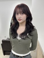 メルト 新宿(Melt)&nbsp;チェリーブラウン×レイヤーカット