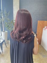 ヘアコレクション アンジュ(Hair collection Unge)&nbsp;ハイライト×ワインレッドカラー＊
