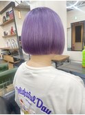 【ethica_南船場】ペールパープル×切りっぱなしボブ